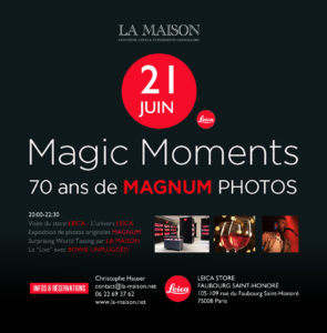 La Maison chez Leica le 21 juin prochain.