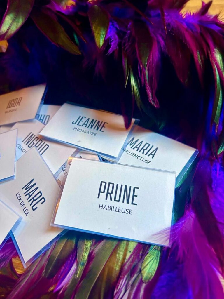 Les roles dur murder diner Ivan, Boris et toi à Paris